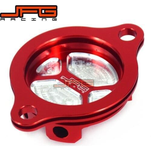 Motorcycle CNC Oil Filter Cap Cover For HONDA CRF250R 2004 2005 2006 2007 2008 2009 CRF250X 2004-2017 Dirt Bike