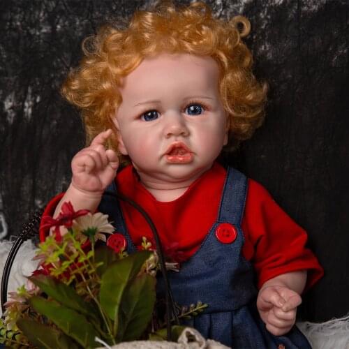 3D-Paint Skin Reborn Baby Dolls 23 Inch Silicon Baby Dolls That Look Real Can Bath Babies Doll High Quality Kids Birthday Gifts