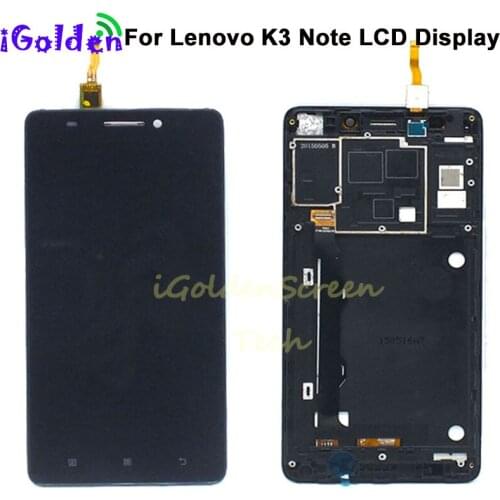 New For Lenovo K3 Note LCD Screen 100% Tested LCD Display+Touch panel Digitizer Replacement For Lenovo K3 Note K50-T