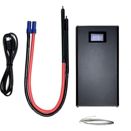 18650 Battery Spot Welding Machine OLED Display 30Gears of Power Adjustment and 20Gears of Delay Time Adjustable Support Welding