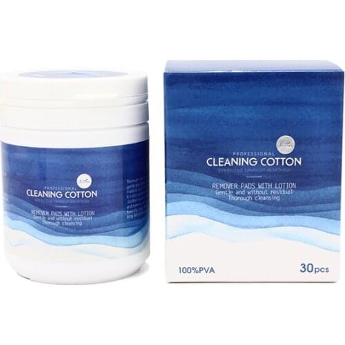 30pcs/box Makeup Remover Cotton Pads Face Eye Deep Cleaning Towel Remover Wet Wipes Skin Care Facial Oil Control Absorption Film