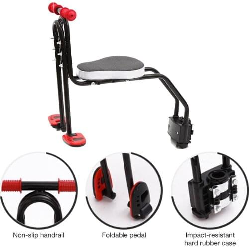 Detachable Child Bicycle Safe-T-Seat Children Bicycle Seats Bike Front Seat Chair Carrier Outdoor Sport Protect Seat