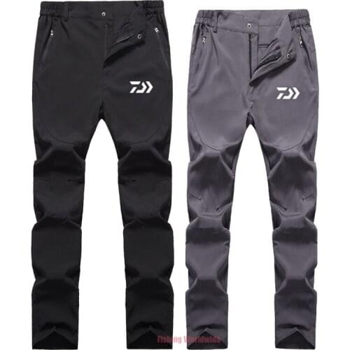 DAIWA Fishing Pants Summer Outdoor Quick Dry Elastic Men Fishing Clothes Waterproof Breathable Climbing Fishing Clothing