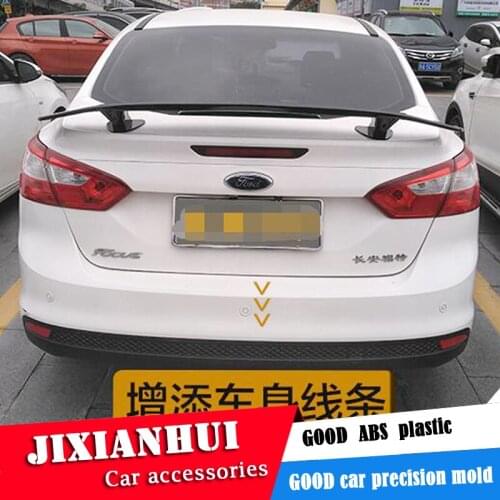For Fo rd Focus Spoiler 2008-2018 Focus Spoiler NTF ABS plastic Material Car Rear Wing Color Rear Spoiler