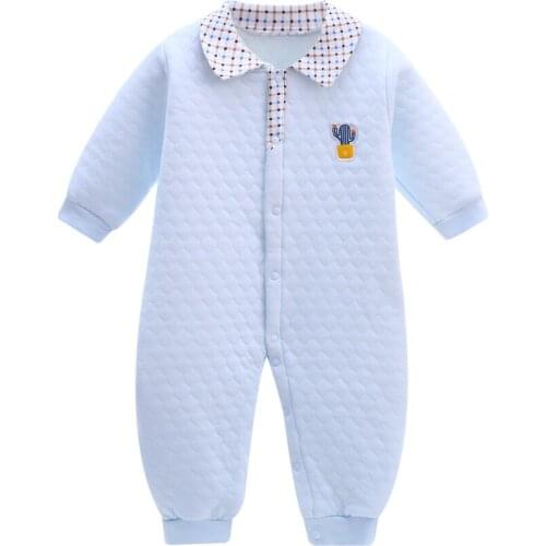 Baby warm jumpsuit in autumn and winte 1