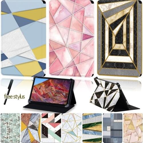 Universal Tablet Case for Huawei MediaPad M1/M2//M3/M5/M6/8.0"/8.4"/10"/10.8" Drop resistance PU Leather Folding Cover Case