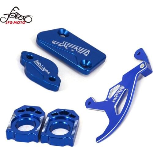 Motorcycle CNC Guard Rear Chain Adjuster Reservoir Cover Disc For WR450F YZ125/250 YZ250F YZ450F YZ125X YZ250X 2007 2008