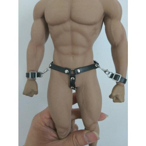 1/6th Scale Black SM Panties Model For 12" Phicen HT UD Male Figure