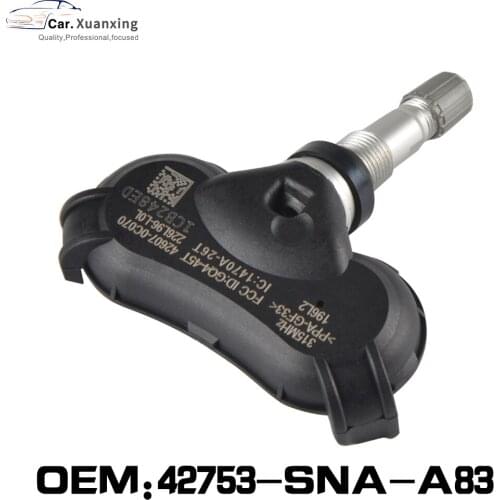 42753-SNA-A83 Tire Pressure Sensor Monitoring System TPMS 315MHz For Honda Odyssey Civic CR-Z Fit 42753-SNA-A830-M1