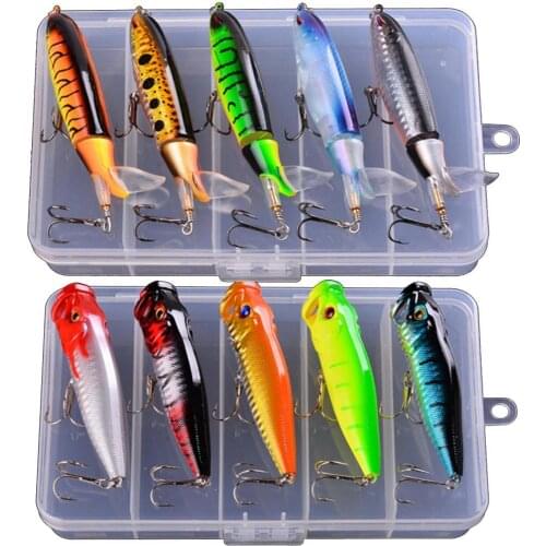 5Pcs Artificial Model Fishing Lure Multi-color Fake Fish Bait Fishing Lure Hard Bait Replacement Tool Kit Accessory