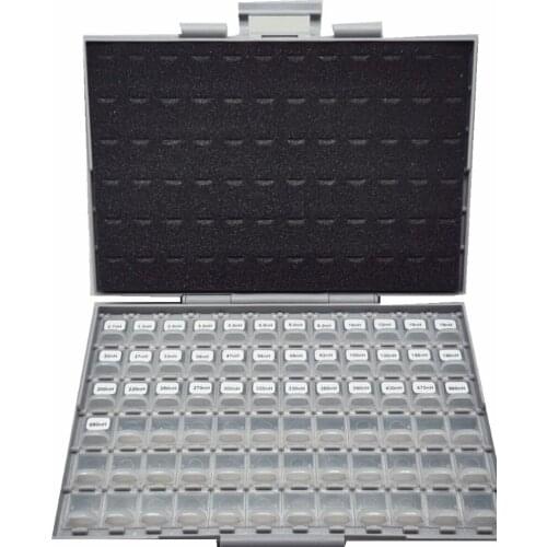 AideTek 37 Values 0805 size 10PC/value surface mount assorted Inductor box Kit(RoHS Compliance) plastic organizzationL08-10