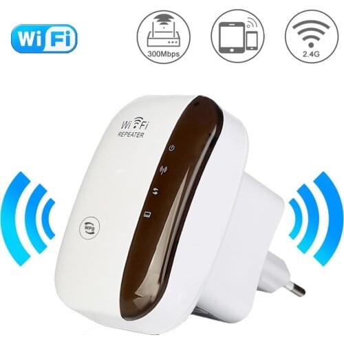 Wireless WiFi Repeater 300Mbps Router WiFi Signal Amplifier Wi Fi Booster WiFi Extender Long Range Wi-Fi Repeater Access Point