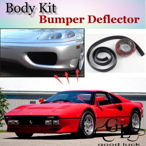 Bumper Lip Deflector Lips For Ferrari 288 GTO Front Spoiler Skirt For TopGear Friends Car View Tuning / Body Kit / Strip