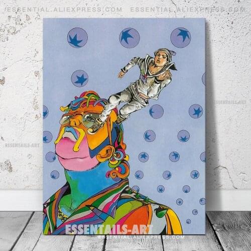 Jojolion JOJO Part 8 Yoshikage Kira Poster Canvas Wall Art Painting Decor Pictures Bedroom Living Room Home Decoration Prints