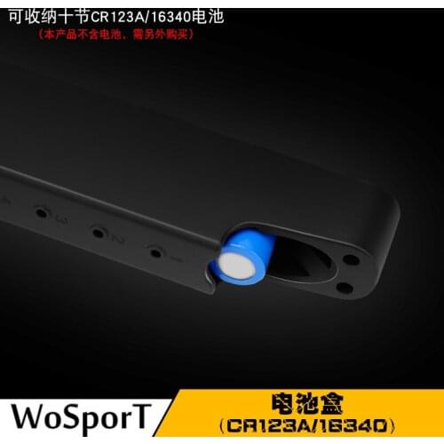 WoSporT function battery box battery (eight CR123A/16340) storage box dustproof, leakage and damage