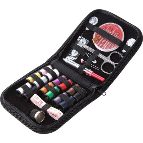 Sewing Kits DIY Multifunctional Hand Sewing Tool Needle Box Set of 10 Pieces Household Portable Sewing Box Accessories