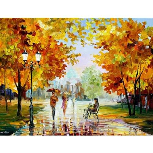 A4372 11CT/14CT/18CT/25CT/28CT oil scenery patterns Counted Cross Stitch DIY Cross Stitch Kits Embroidery Needlework Sets