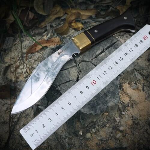 RAIDONG D2 Stainless Steel Fixed-Blade Knife High Hardness Outdoor Defense Jungle Survival Sharp Tactical Knife With Sheath