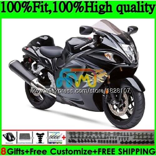 Injection For SUZUKI Stock black Hayabusa GSXR1300 08 09 10 11 12 56BS.51 GSX-R1300 GSXR 1300 2008 2009 2010 2011 2012 Fairing