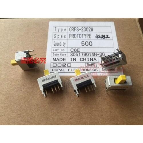 Original new 100% CRFS-2302W toggle switch sliding waterproof 14*6.6*8 handle length 5mm 8pin 3gear