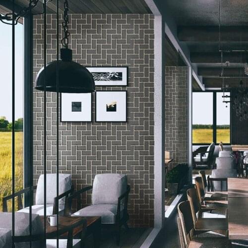 Beibehang 45cm wide Brick Texture Wallpaper Stickers Living Room Bedroom Wall Decorative Self Adhesive Wallpaper Papel de parede