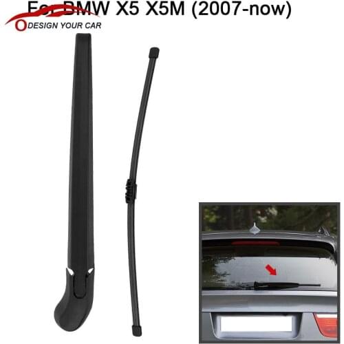 Car Rear Window Windshield Wiper Arm & Blade Complete Replacement Set for BMW E70 X5 X5M 2007-NOW LST-BW02