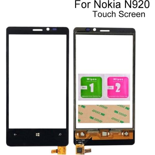 Touch Screen Panel For Nokia Lumia 920 N920 TouchScreen Sensor Digitizer Glass Front Panel Repair Tools 3M Glue