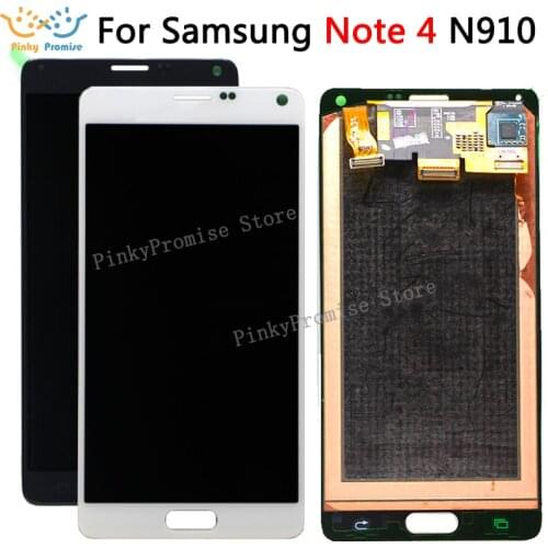 Super AMOLED Phone LCD For Samsung Galaxy Note 4 N910 N910A N910F N910H Display Touch Screen Digitizer Assembly +Tools