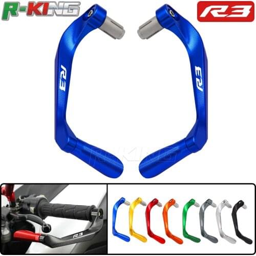 Universal 7/8" 22mm Motorcycle Handlebar Brake Clutch Levers Protector Guard For YAMAHA YZF R3 YZFR3 2015 2016