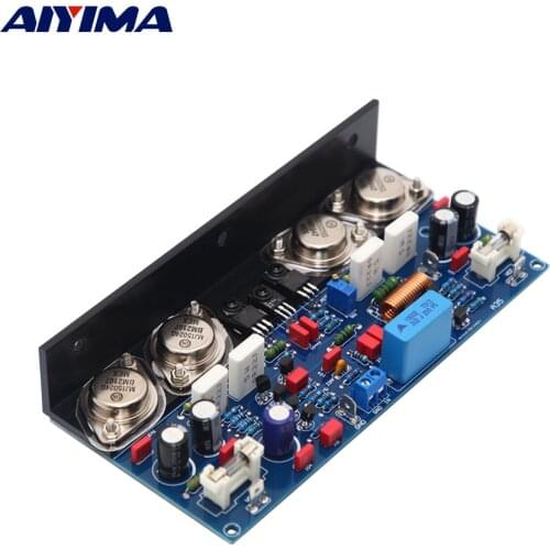 AIYIMA Golden Seal HiFi Power Amplifiers 200W ON5024 15025 Tube Amplifier Fully Discrete Adjustable Class A Audio Amplificador