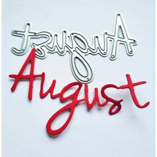 Die cutting die toy August metal crafts paper embossed DIY embossed Easter New Year