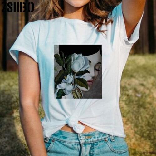 Women shirt camisas Top Print clothes Harajuku tshirt Tee Female clothing vintage vegan jersey punk T-Shirt Female chemise funny