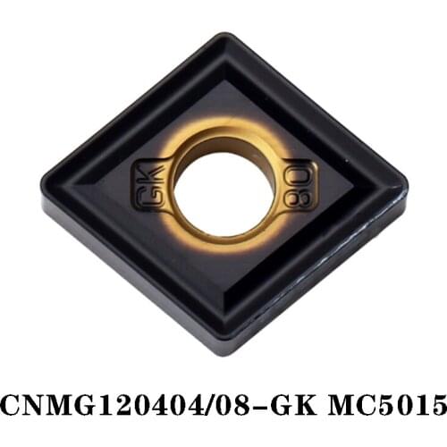 100% Original CNMG CNMG120404-GK MC5015 CNMG120408-GK 10pcs CNC lathe Insertion Carbide Insert Efficient And Durable Quality GK