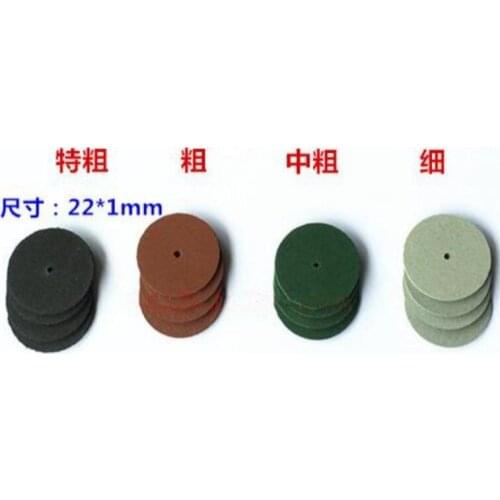 100pcs Assorted Dental Lab Polishing Wheels Burs Silicone Rubber Polishers - 4 colors