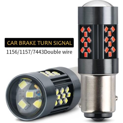 1156 BA15S P21W Canbus Signal Lamp 1157 BAY15D LED Bulb 2016 42 SMD Auto Reverse Light Backup Lamp Super Bright White Red Yellow