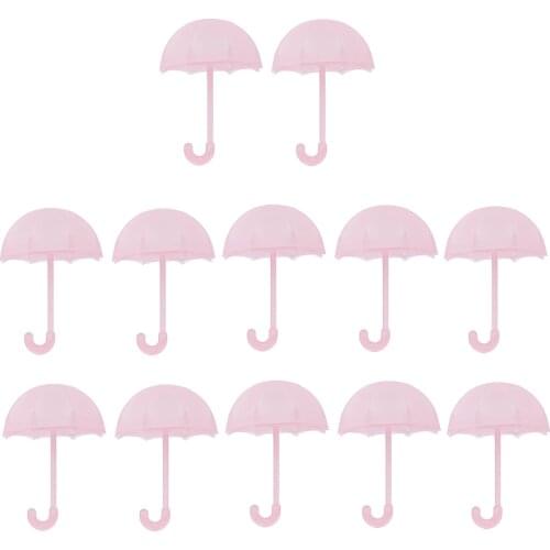 12pcs/Set Clear Small Umbrella Sweets Candy Boxes Baby Shower Gift Favor