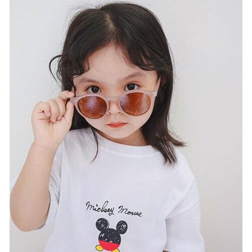 2020 Fashion Classic Round Children Sun Glasses Brand Designer Boy Girl Colorful Retro Sunglasses Kids Pink Goggle De Sol UV400