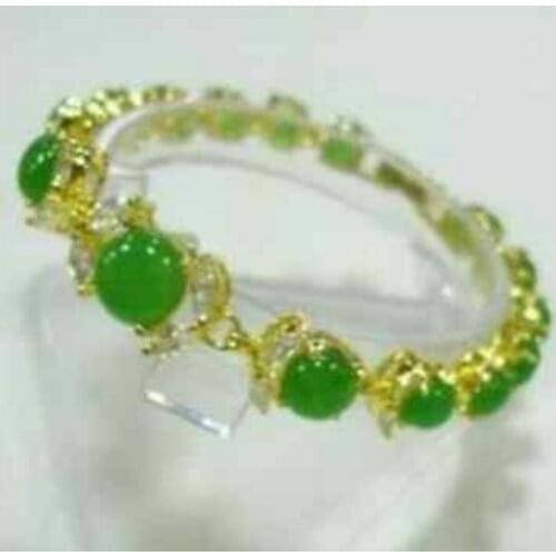 Free Shipping MARVELOUS NATURAL GREEN jewerly BRACELETS> free shipping jade