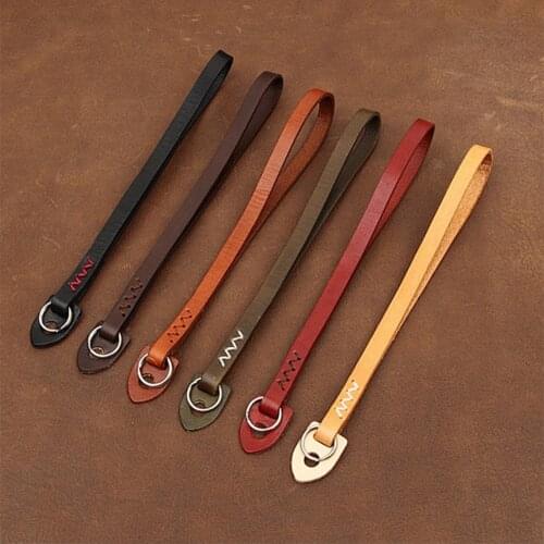 Cam-in 3021-3026 Italy Cowskin Camera Wrist Strap Cowhide Leather DSLR spire lamella Hand Belt Photography Accessory 4 colors