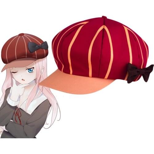 COYOUNG Store Anime Kaguya Sama Love Is War Fujiwara Chika Cosplay Hats Women Lovely Girls Daily Cap Detective Cap