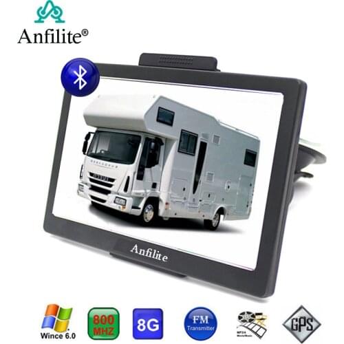Anfilite 7 inch HD Car/Truck GPS Navigation 800*480/Bluetooth FM/8GB/256MB Maps For Russia/Belarus/Ukraine Europe/USA+Canada