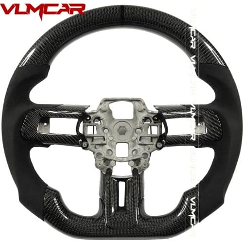 Private Custom Car Carbon Fiber Steering Wheel For Ford Mustang