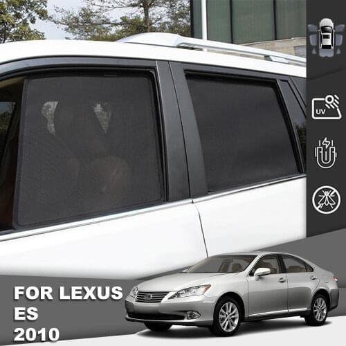 Magnetic Car Sunshade Front Windshield Door Mesh Frame Curtain For Lexus ES350/ES300/ES240 2007-2012 Side Window Sun Visor Cover