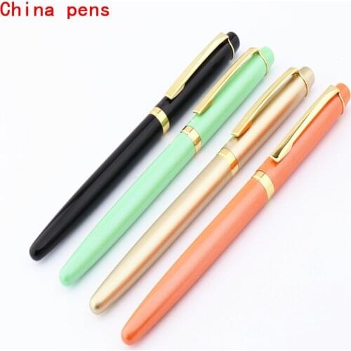Fashion Beautiful luxury quality 7051 Creative metal ink Pen student School Finance office Super fine pen fountain pen