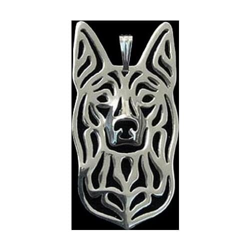 Fashion Alloy Dog Shaped Pendants Womens Australian Kelpie Pendants