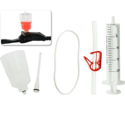 Hydraulic Brake BLEED KIT For Bike Bicycle Disc For SHIMANO Brake System Mineral Oil Brake Funnel Set V2.0 Bike Tool Kit