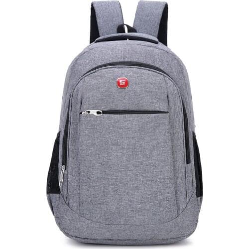 Korean version of pure color simple 4-6 grade primary secondary school students schoolbag men women shoulder travel backpack