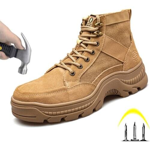 Fall/Winter Safety Shoes, Anti-Smashing, Anti-Piercing, Labor Protection Shoes, Export Leather Welder Shoes, Tooling Shoes