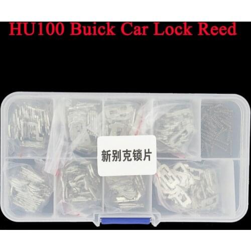 CHKJ 200PCS/LOT Car Lock Reed Locking Plate HU100 For Chevrolet/Ma Rui bao/Cruze/Camaro Buick New Regal LaCrosse GL8 Each 25PCS