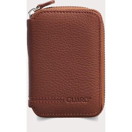 Luxury Wallet Women Men Genuine Leather Zipper Sport Wallet Purse For Gift Leather Black Brown Orange Multi Card Holder Secure